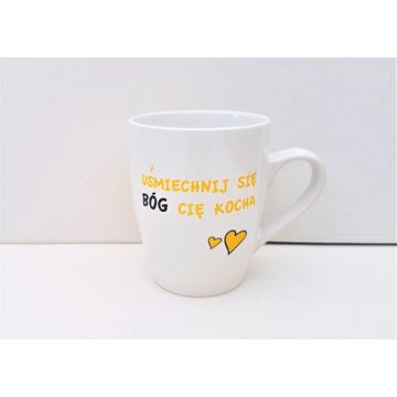 Kubek - Uśmiechnij się Bóg cię kocha