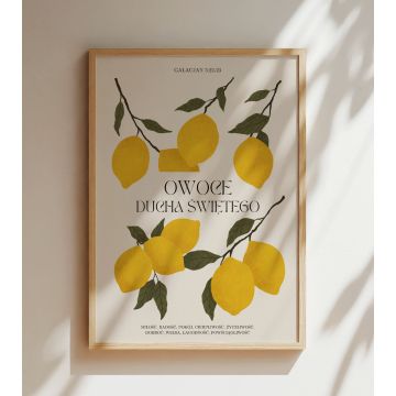 Plakat  - A4 - Owoce Ducha Śwętego