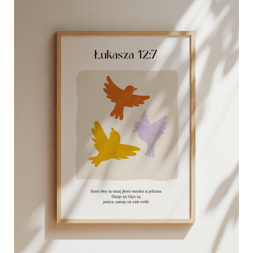 Plakat  - A3 - Wróble