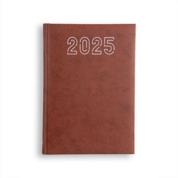 Terminarz - A5 STANDARD 2025 - brązowy