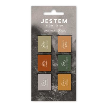 Zakładki Magnetyczne - Jestem - 6 sztuk