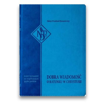 Nowy Testament NPD - PU błękitna paginatory