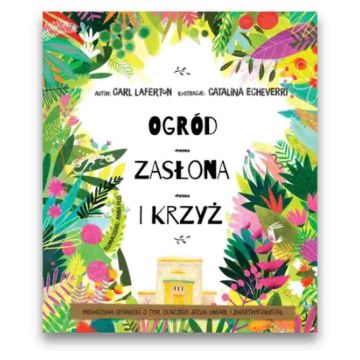 Ogród zasłona i krzyż