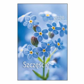 Kalendarz 2026 - kieszonkowy Szczęście - kwiat