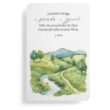 Magnes na lodówkę - Ja jestem drogą - pejzaż