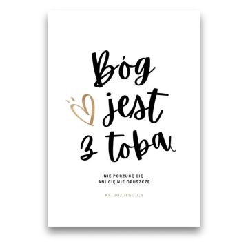 Notatnik A5 - Bóg jest z Tobą