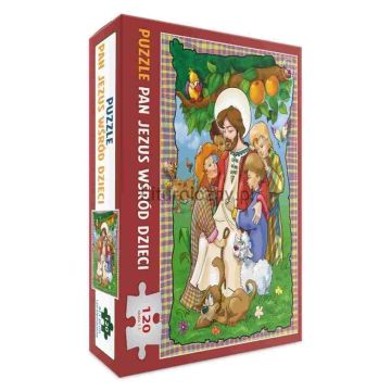 Puzzle - Pan Jezus wśród nas - 120 elementów