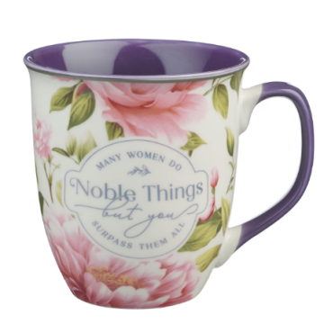 Kubek ceramiczny - Noble Things Pink Peony