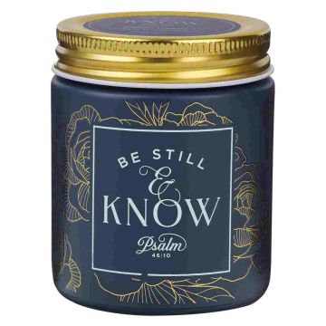 Świeca - Be Still and Know Golden Rose