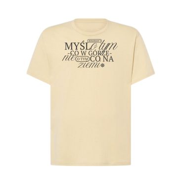 T-Shirt Regular unisex - Myśl o tym - roz L