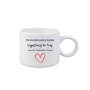 Kubek personalizowany beczułka - biały