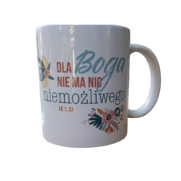 Kubek klasyczny - dla Boga nie ma nic niemożliwego