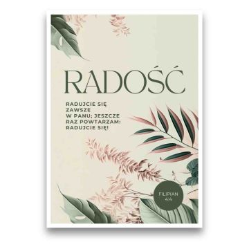 Karnet - Radość radujcie się zawsze w Panu