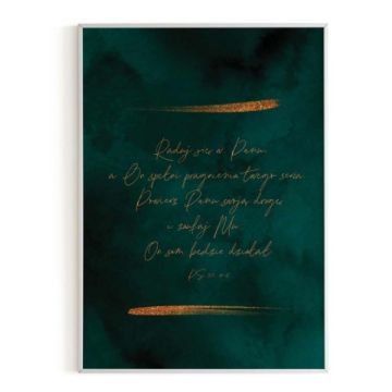Plakat A3 - Raduj się zieleń