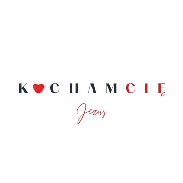 Karnet - Kocham Cię. Jezus