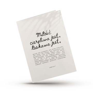 A Kartka składana - Hymn o milości