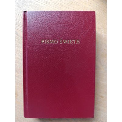OUTLET - Biblia Warszawska średnia tw op bordo